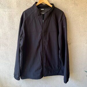 St. John's Bay Fleece Lined Zipper Jacket Black Size 2XL Tall